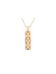 Mezuzah gold diamonds pendant Beautiful , Tu B'Av Gifts , Israeli Juda