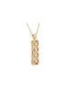 Pendentif diamants en or Mezuzah Beautiful , Tu B'Av Gifts , Juda israélien