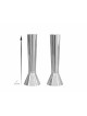 Mid Size Sterling Silver Clean Look Candlesticks , Sterling Silver Can