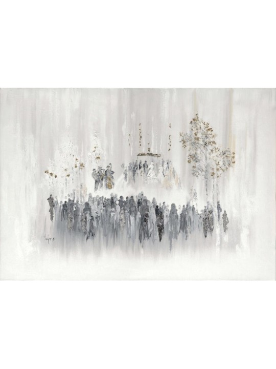 Romantic Original Oil Colors Painting of the Jewis , Tu B'Av Gifts , I