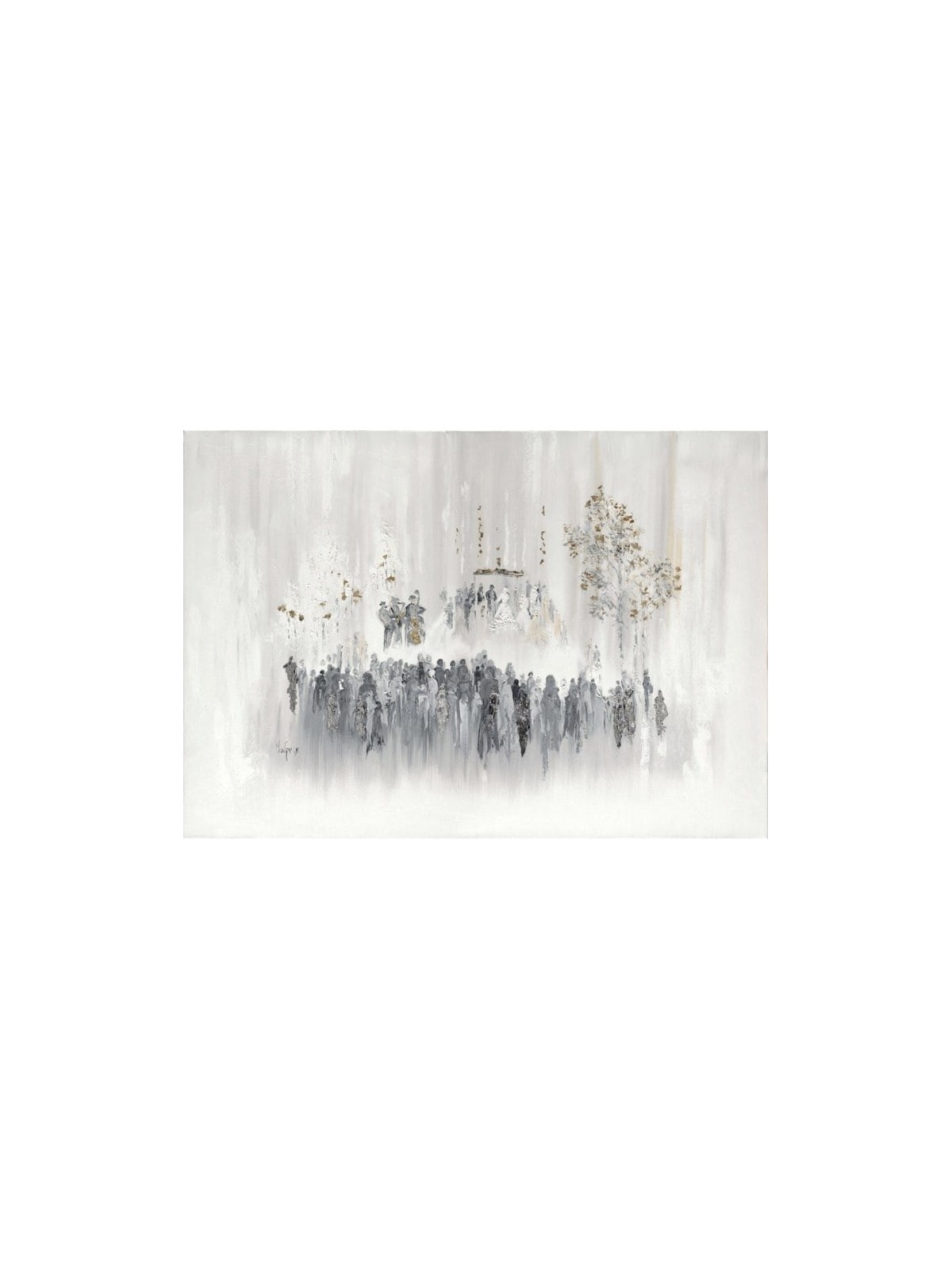 Peinture à l'huile originale romantique des Juifs, cadeaux Tu B'Av, I