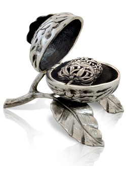 One-of-a-Kind 925 Sterling Silver Havdalah Spice B , Tu B'Av Gifts , I