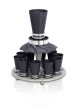 One of a Kind Wine Fountain Colorful Aluminum Set , Kiddush Fountains
