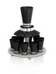 One of a Kind Wine Fountain Colorful Aluminum Set , Kiddush Fountains