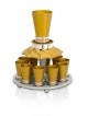 One of a Kind Wine Fountain Colorful Aluminum Set , Kiddush Fountains
