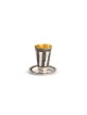 Traditional Yemenite Filigree Silver Kiddush , Passover Gifts , Israel