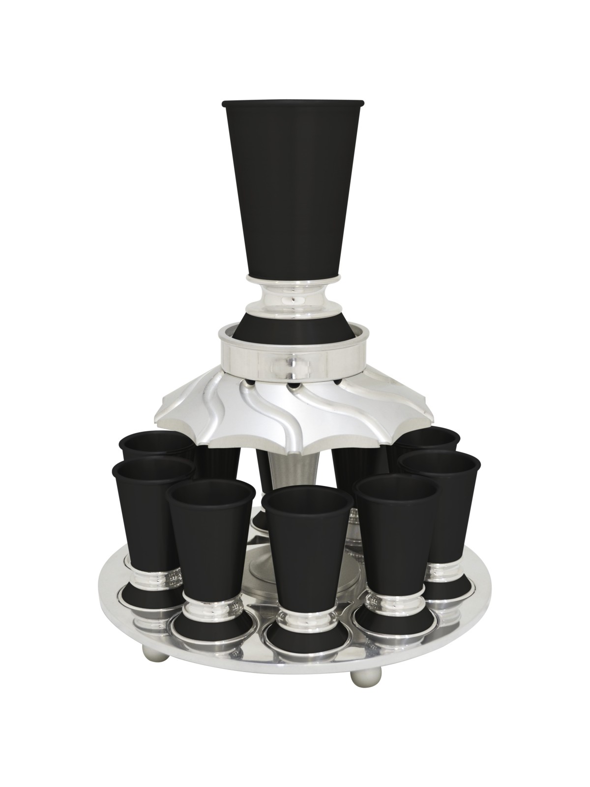 Jewish Passover Gift Wine Fountain 10 Cups , Kiddush Fountains , Israe