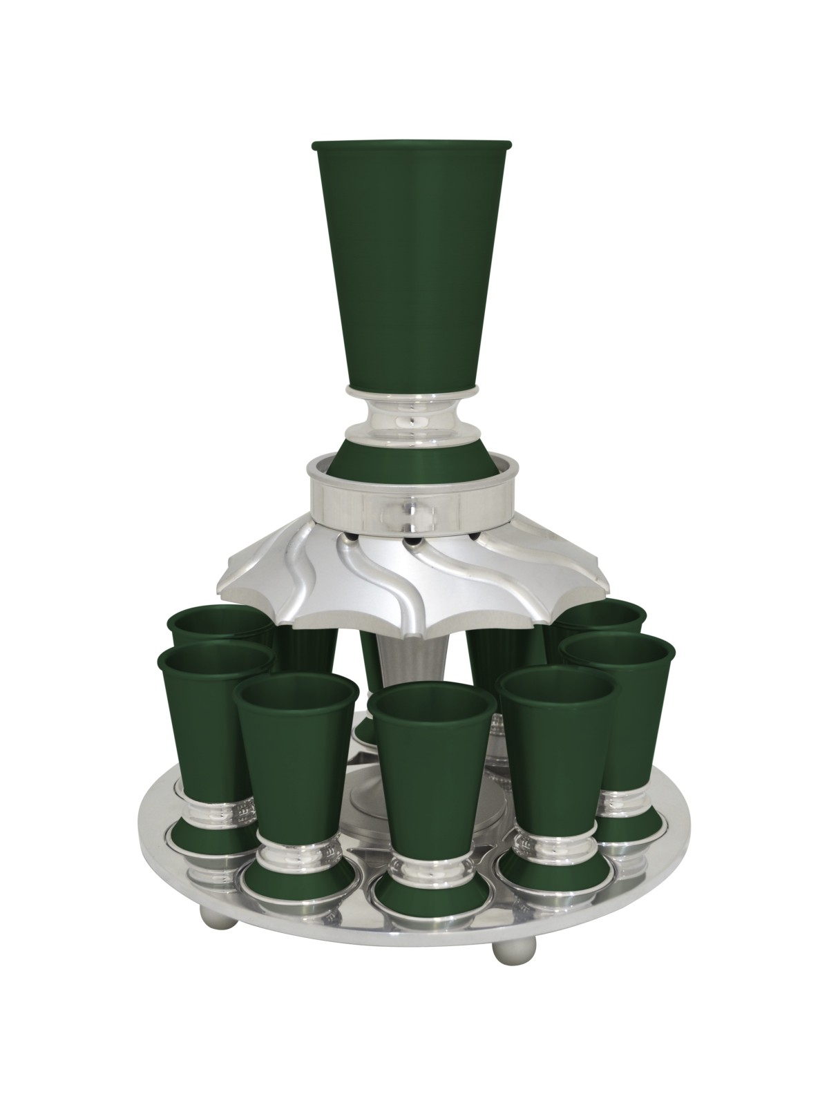 Jewish Passover Gift Wine Fountain 10 Cups , Kiddush Fountains , Israe