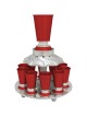 Fontaine à vin cadeau de Pâque juive 10 tasses, fontaines de Kiddouch, Israël