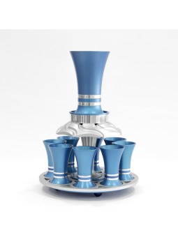 Fontaine à vin spéciale avec 8 tasses à liqueur, fontaines de Kiddouch, Israël
