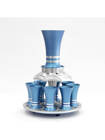 Fontaine à vin spéciale avec 8 tasses à liqueur, fontaines de Kiddouch, Israël