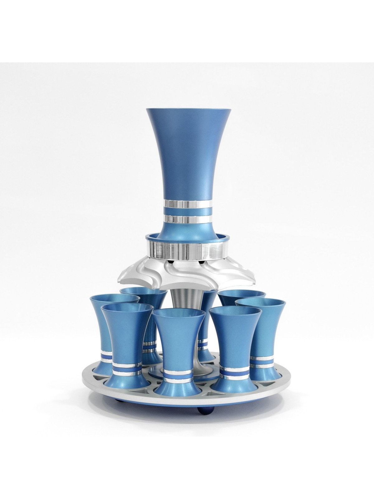 Fontaine à vin spéciale avec 8 tasses à liqueur, fontaines de Kiddouch, Israël