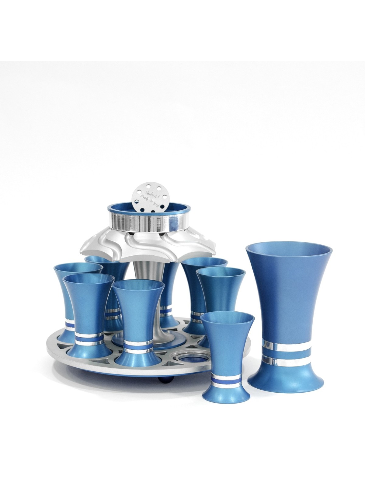 Fontaine à vin spéciale avec 8 tasses à liqueur, fontaines de Kiddouch, Israël
