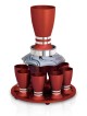 Ensemble de fontaines à vin en aluminium, tasses en forme d'œuf, fontaines de Kiddouch, Israël