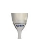 Modern Flower-Shaped Kiddush Cup with Colorful Ble , Modern Kiddush Cu