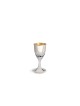 Coupe de Kiddush moderne en forme de fleur avec Ble coloré, Kiddush Cu moderne