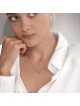 Grand design incurvé moderne en or blanc 14 carats avec diamant Ch, cadeaux Tu B'Av, I
