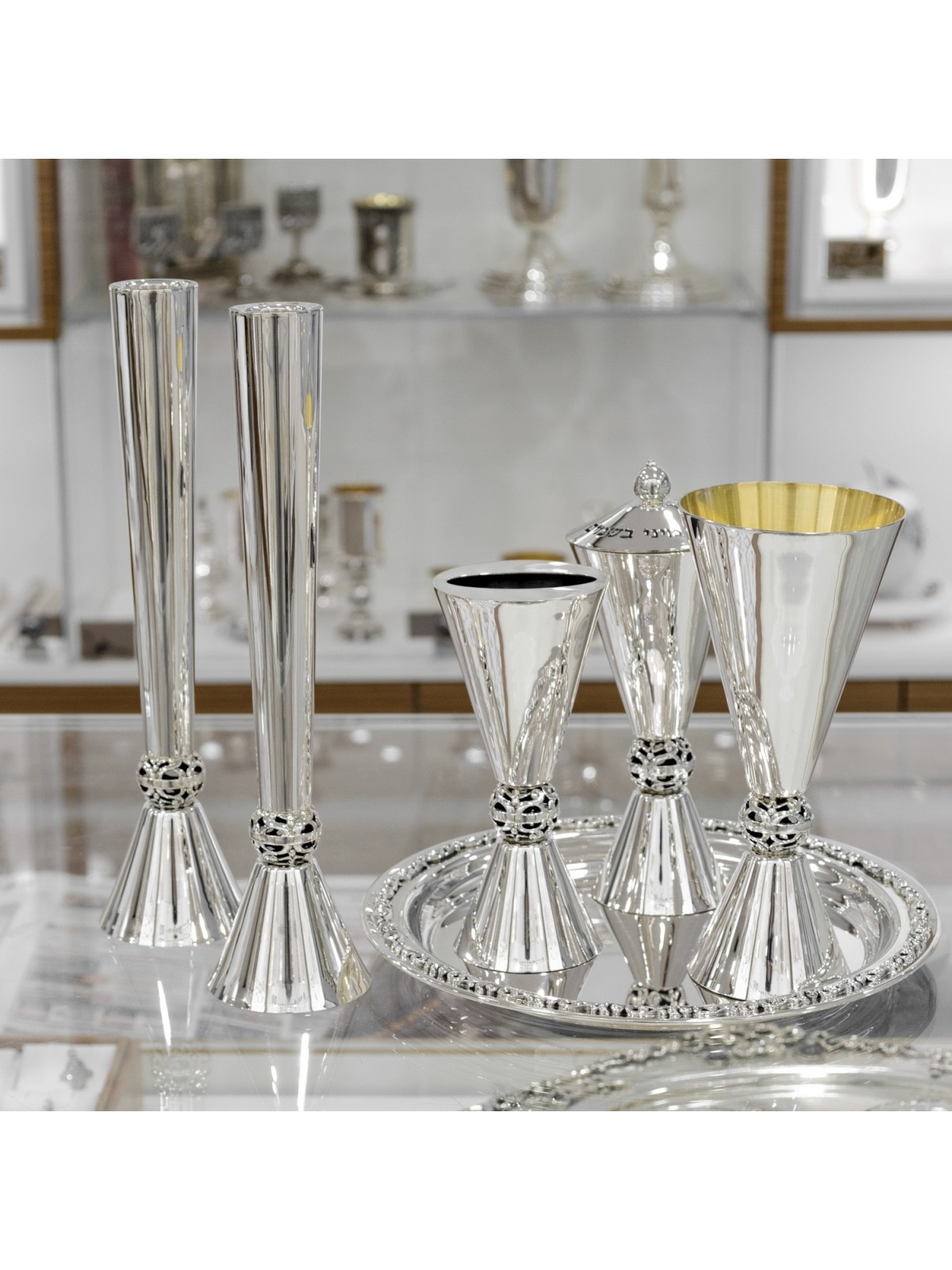 Chandeliers traditionnels et modernes, cadeaux de Pâque, Judaica israélien