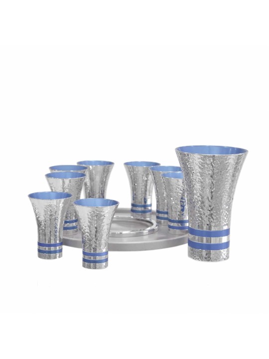 Liqueur martelée en aluminium 6 ou 8 ensemble, cadeaux de mariage juifs, israélien J