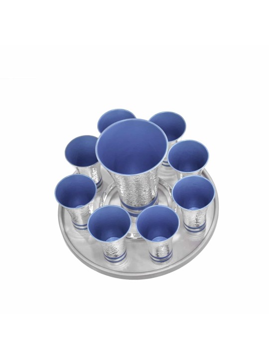 Liqueur martelée en aluminium 6 ou 8 ensemble, cadeaux de mariage juifs, israélien J