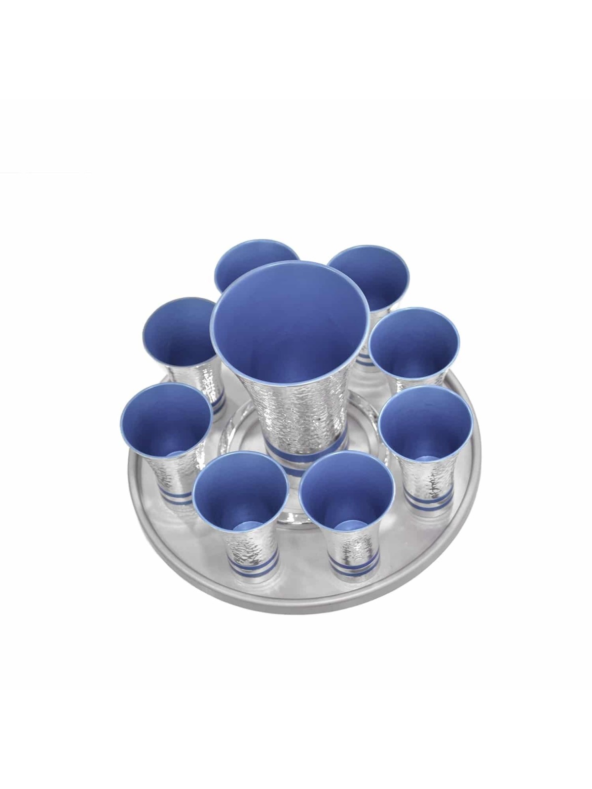Liqueur martelée en aluminium 6 ou 8 ensemble, cadeaux de mariage juifs, israélien J