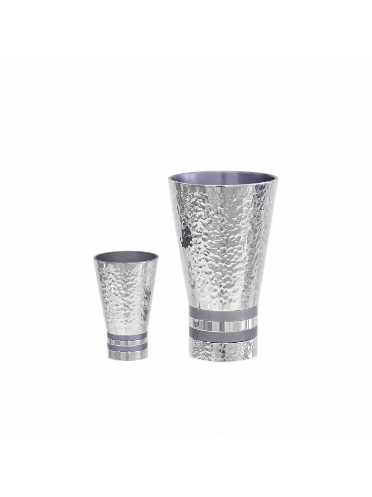 Liqueur de finition martelée classique 6/8 ensemble, cadeaux de mariage juifs, Isr