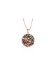 Collier en or Shema Israel avec émail froid, cadeaux Tu B'Av, israélien