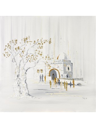 Meaningful Original Painting of Rachel's Tomb (Kev , Tu B'Av Gifts , I