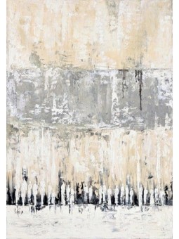 Peinture abstraite pastel originale du W occidental, abstrait juif A