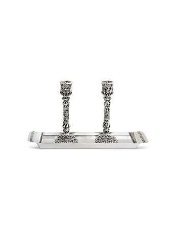 Sterling Silver Traditional Filigree Sabbath Candl , Passover Gifts ,