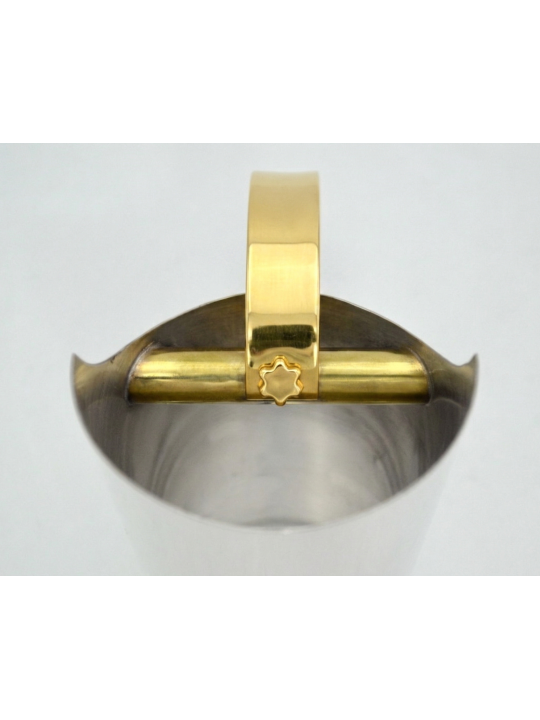 Laiton doré bicolore contemporain et argent sterling, cadeaux de Pâque,