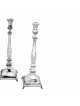 Sterling Silver Tall Candlesticks for Shabbat , Passover Gifts , Israe