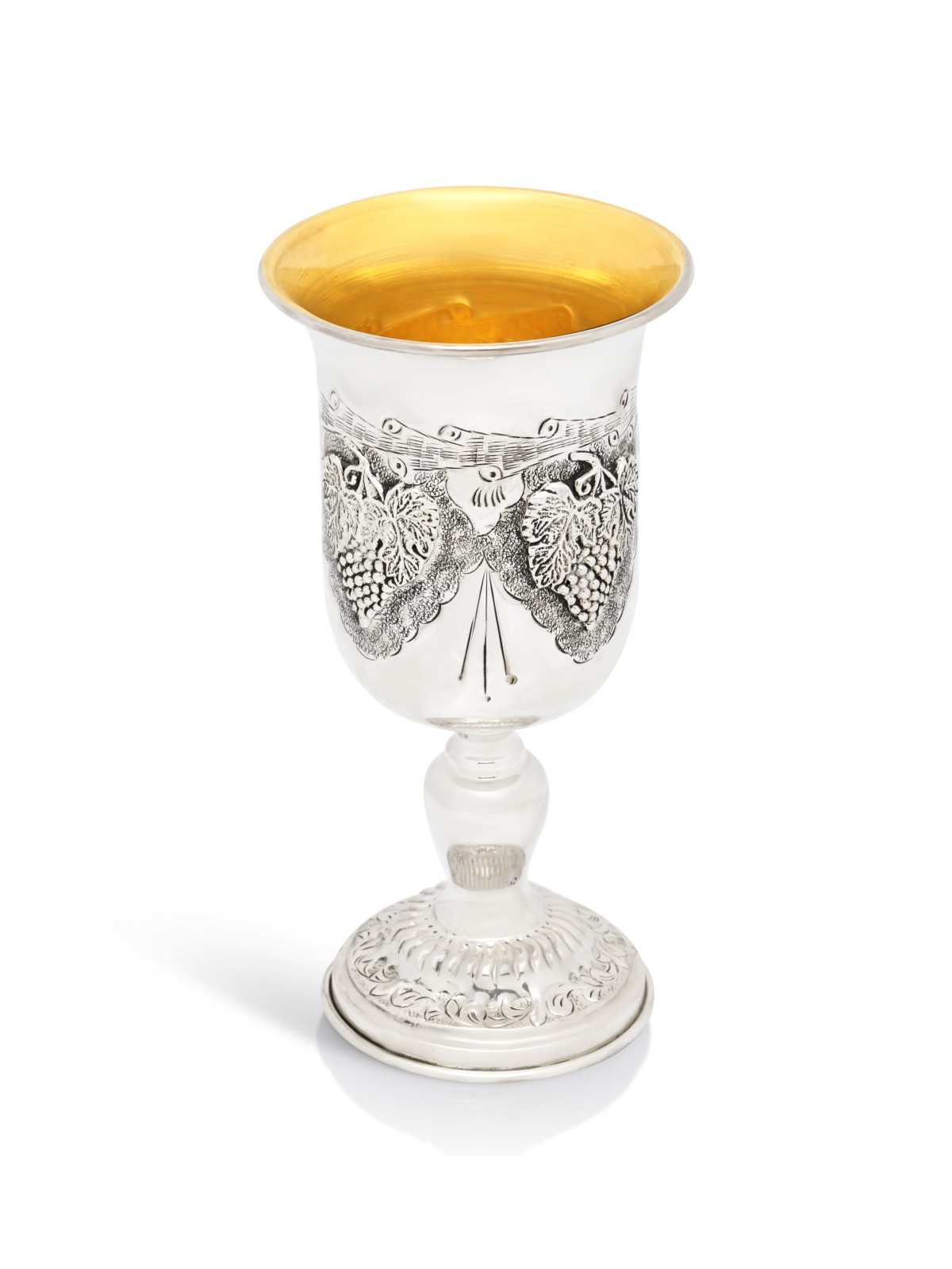 Traditional Silver Extra Large Eliyahu Kiddush Cup , Passover Gifts ,