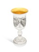 Coupe traditionnelle Eliyahu Kiddush en argent extra large, cadeaux de Pâque,