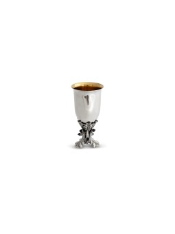 Argent sterling avec pierres d'améthyste de coupe de Kiddouch, cadeaux de Pâque, est