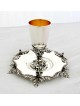 Sterling Silver with Kiddush Cup Amethyst Stones , Passover Gifts , Is