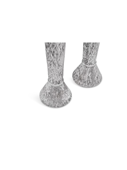 Elegant Hammered Finishing Sterling Silver Candles , Sterling Silver C
