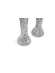 Elegant Hammered Finishing Sterling Silver Candles , Sterling Silver C