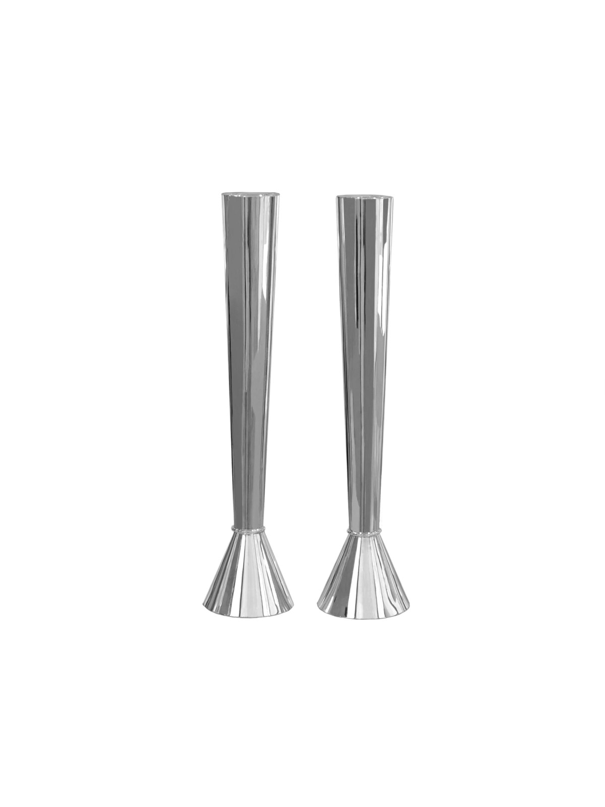 Tall Sterling Silver Smooth and Clean Look Shabbat , Passover Gifts ,