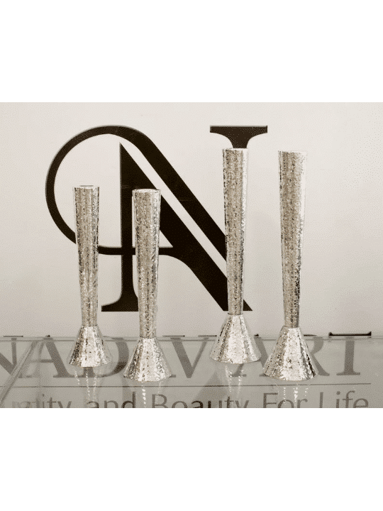 Tall Sterling Silver Smooth and Clean Look Shabbat , Passover Gifts ,