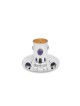 Kiddush Cup Set for Shabbat with Big Amethyst Ston , Passover Gifts ,