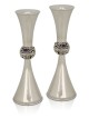 Chandeliers uniques en argent sterling avec améthyste, cadeaux de Pâque,