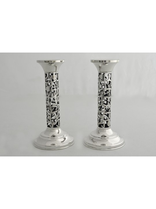 Chandeliers en forme de feuille en argent sterling, boîte en argent sterling