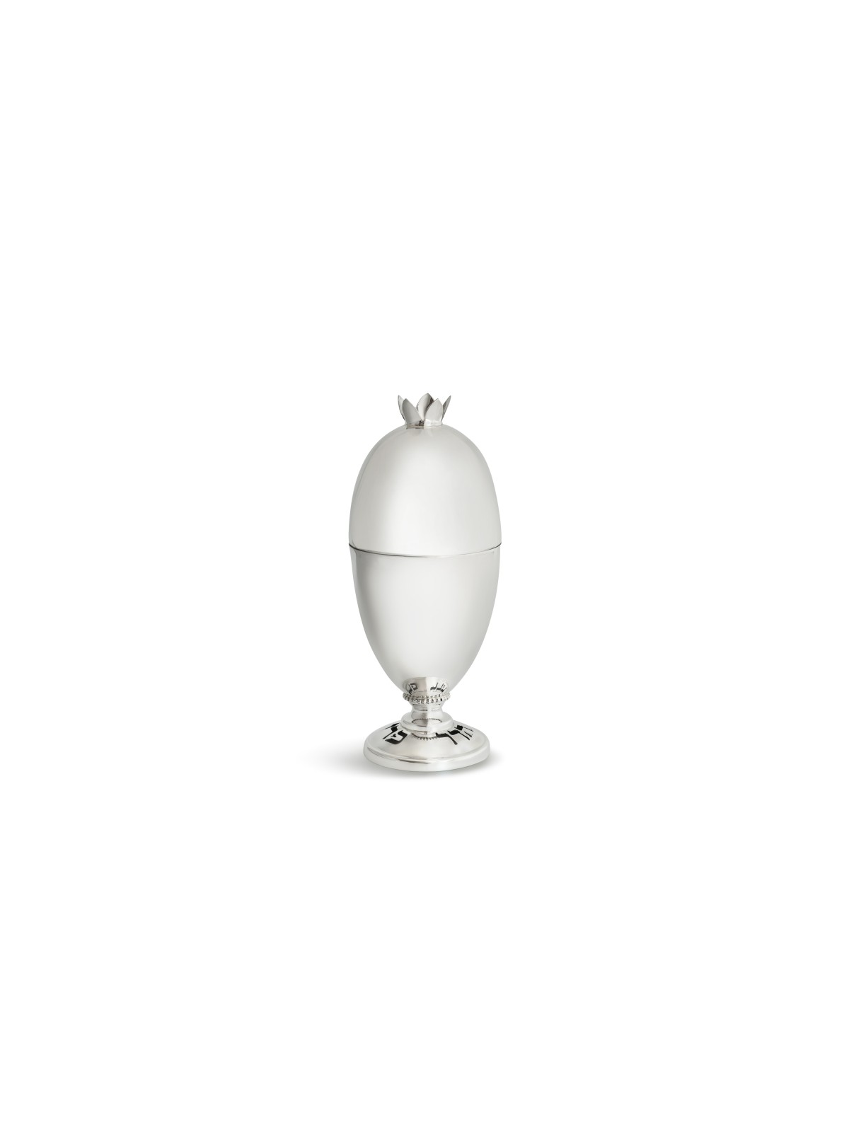 Boîte Etrog en argent sterling 925 avec bénédiction, cadeaux Tu B'Av, israélien