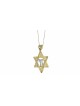 14K Belle étoile de David Chai Collier , Cadeaux Tu B'Av , Ju israélien