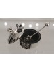 Ensemble de plats de miel de grenade argentée, cadeaux de mariage juifs, Jud israélien