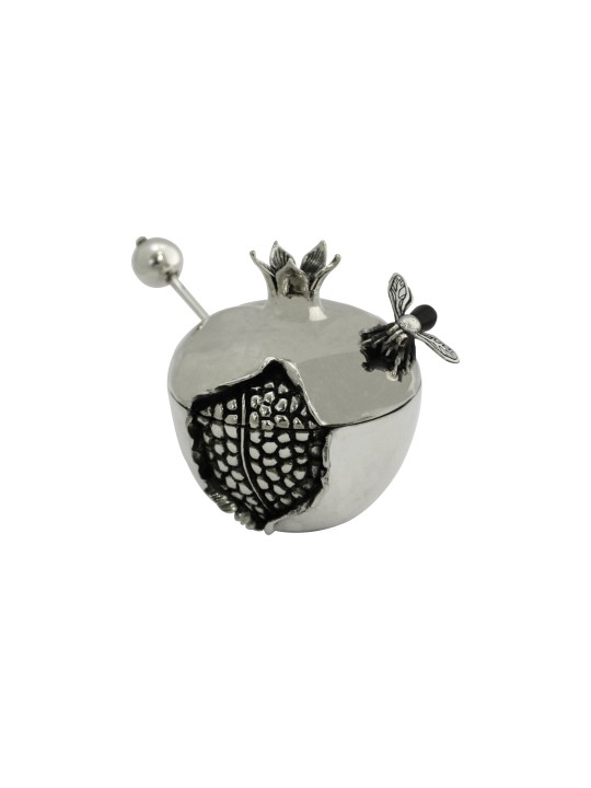 Ensemble unique de plats de miel en forme de grenade, cadeaux Tu B'Av, Jud israélien