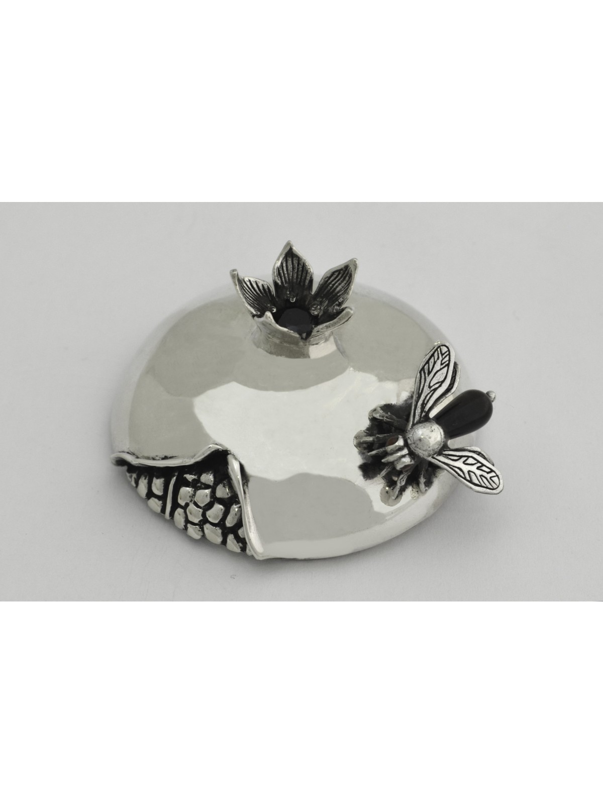 Ensemble unique de plats de miel en forme de grenade, cadeaux Tu B'Av, Jud israélien