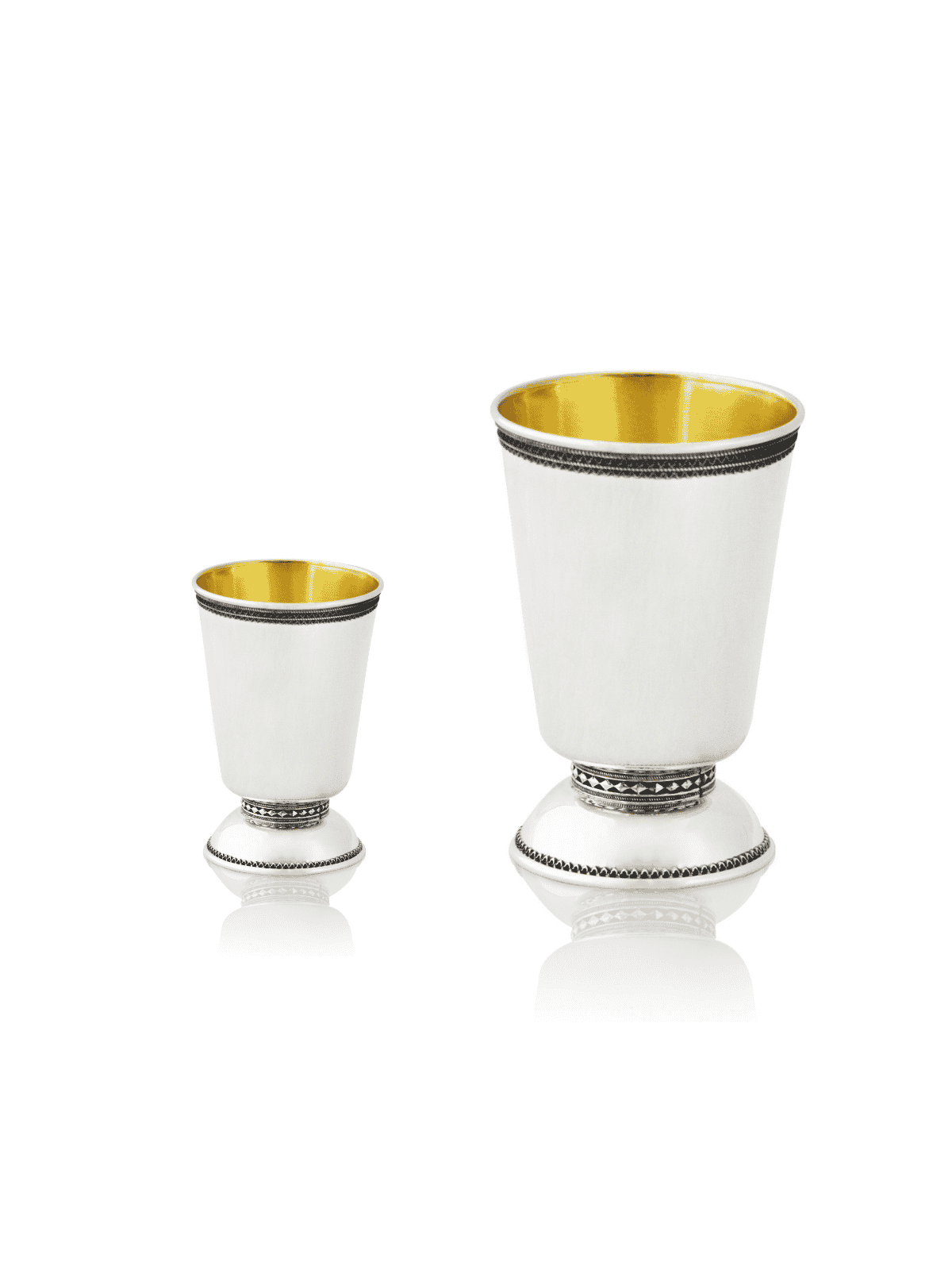Sterling Silver Filigree Liquor and Kiddush Set , Passover Gifts , Isr
