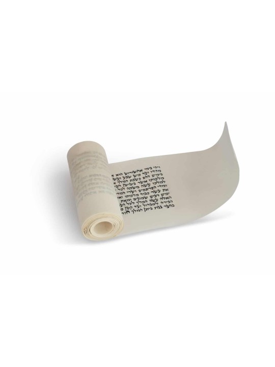 Parchemin Meggiila Esther de taille moyenne, rouleaux de Megillah, judaïque israélien